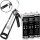 3x TECPO KKD 801 Karosserie Klebe- und Dichtmasse, 370g + Skelett-Kartuschenpresse
