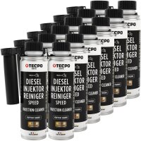 12x TECPO Diesel SPEED Injektor Reiniger Ester, 300 ml