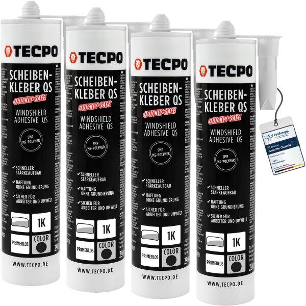 4x Scheibenkleber QS Primerlos  MS-Polymer 290 ml