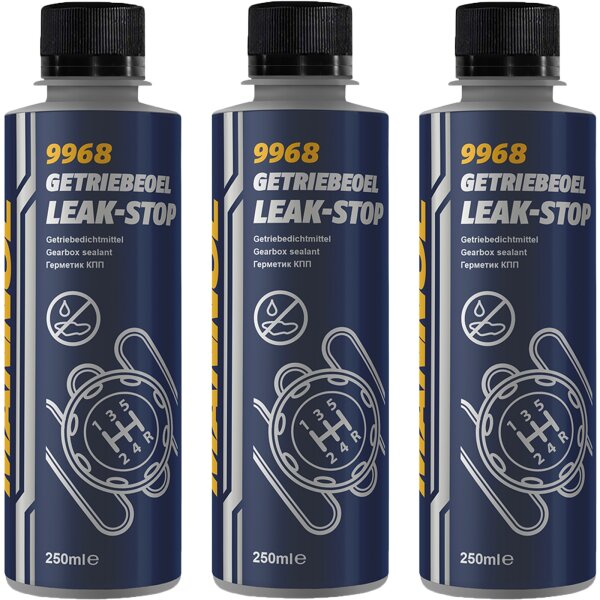 3x MANNOL Getriebeöl Leak-Stop, 250mL