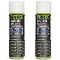2x PETEC Multi UBS Wax translucent, 500 ml