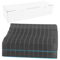 TECPO Reifenmontagepaste schwarz 5 kg + Pinsel + 600x Klebegewichte Black Auswucht Gewichte, 5g