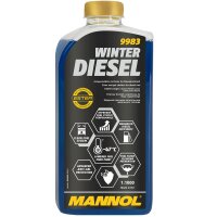 MANNOL Winter Diesel 1L + Kühlerfrostschutz rot 5L