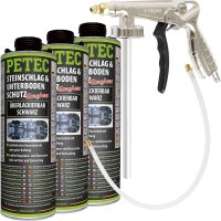 PETEC Steinschlag- & Unterbodenschutz schwarz, 3L +...