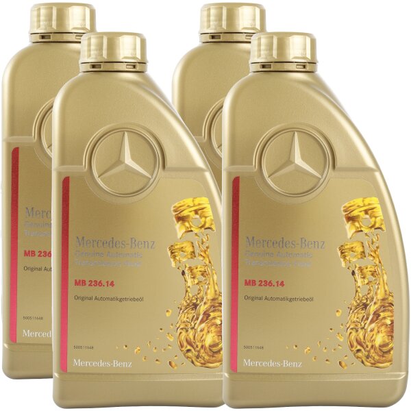 4x OE MB Automatikgetriebeöl MB 236.14, 1L