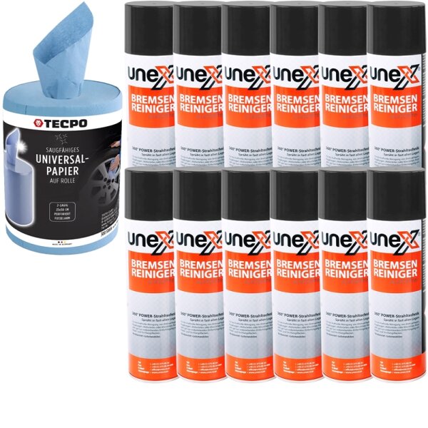 10117 UNEX Bremenreiniger 12x500 ml + Putztuchroll