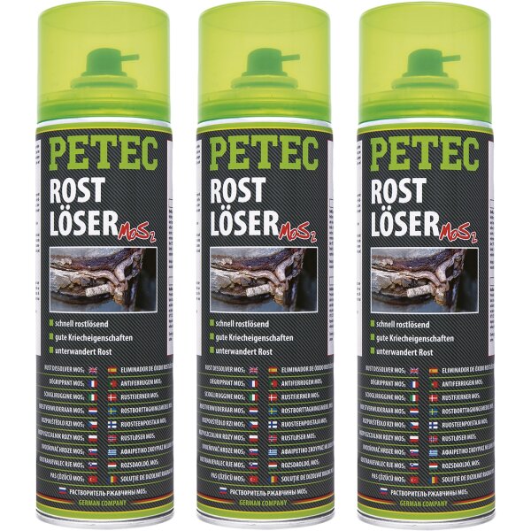 3x PETEC Rostlöser, 500 ml