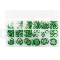 TECPO O-Ring Sortiment 3 bis 22 mm, 225-teilig für Klimaanlage + Montagehacken