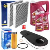 Inspektionspaket Filter Set + MANNOL Öl 5W-30, 7 Liter