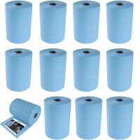 12x TECPO Putzrolle blau 3-lagig 36x36 cm MAX-500