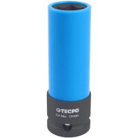 Digitaler Drehmomentschlüssel 1/2" 17-340 Nm + Kraft-Schoneinsatz-Satz SW 17mm 19mm