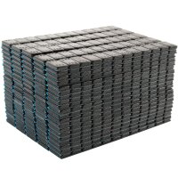 1200x TECPO Klebegewichte Black Auswucht Gewichte, 5g + Kunststoffschaber