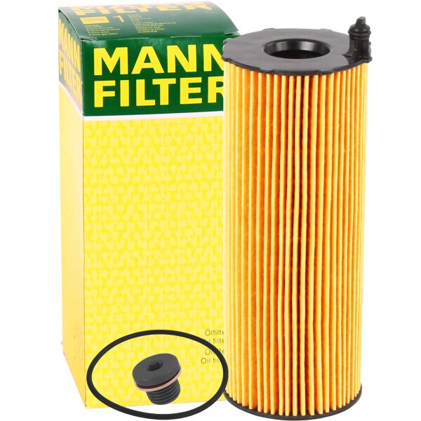 MANN-FILTER Ölfilter + Schraube
