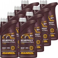 8x MANNOL Energy Formula PSA 5W-30, 1L