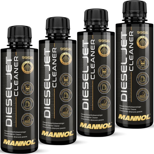 4x MANNOL 9956 Diesel Jet Cleaner, 250 ml