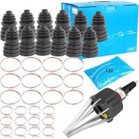 Druckluft-Montagewerkzeug + Universal Manschetten-Kit,...
