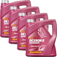 MN Automatic ATF Dexron II, 4x 4 Liter