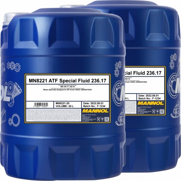2x MANNOL ATF Special Fluid 236.17, 20L
