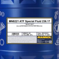 2x MANNOL ATF Special Fluid 236.17, 20L