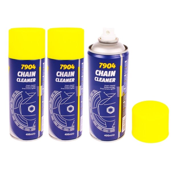 Chain Cleaner, Kettenreiniger Spray, 3x 400ml
