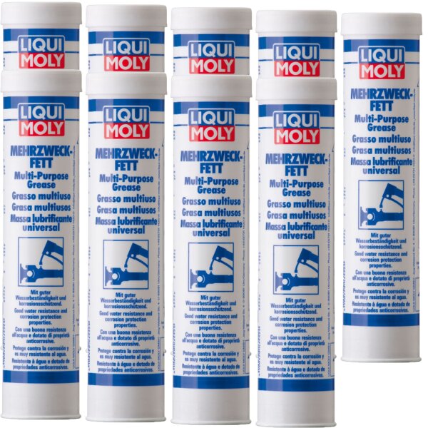 9x LIQUI MOLY Mehrzweckfett, 400g