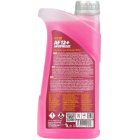 4x MANNOL Longlife Kühlerfrostschutz AF12+, 1 Liter