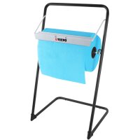 TECPO Bodenständer für Putztuchrollen + 2 Rollen Putzpapier, 3-lagig