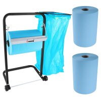 TECPO Bodenständer + Müllsackhalterung + 2...
