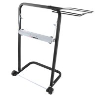 TECPO Bodenständer + Müllsackhalterung + 2 Putztuchrollen 3-lagig, 36 cm