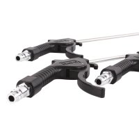 TECPO Druckluft Reinigungspistole + Ausblasbistole 3-teilig