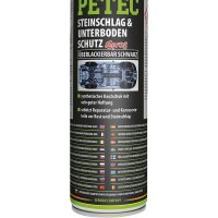 PETEC Steinschlag- & Unterbodenschutz, Spray, schwarz, 500 ml