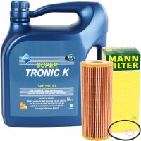 MANN-FILTER Ölfilter + ARAL Super Tronic K...
