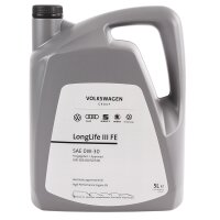 Mann Ölfilter + VAG Original 0W-30 Motoröl LongLife III 3 FE, 5 Liter