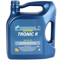 2x ARAL Super Tronic K Motoröl 5W-30, VW 504.00...