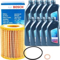 1457429118 Bosch Ölfilter + Twin Power 5W-30, 10L