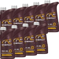 9x MANNOL 5W-30 ENERGY, 1L