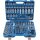 BGS 2292 Steckschlüssel Satz 1/4 3/8 1/2 Zoll mit TECPO Akku Werkstattlampe, 500 Lumen