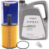 SCT Ölfilter + Original VAG Motor-Öl 0W-30...