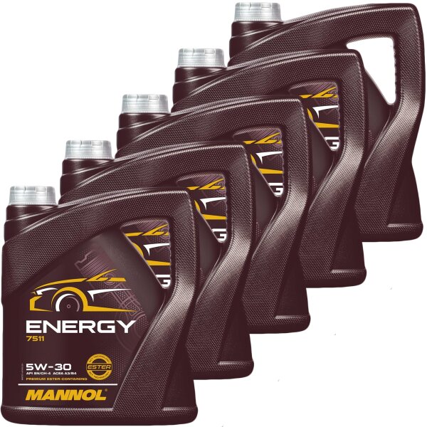 Mannol 5w-30 ENERGY 5x4 Liter