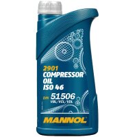 5x MANNOL Kompressor Oil ISO 46, 1L