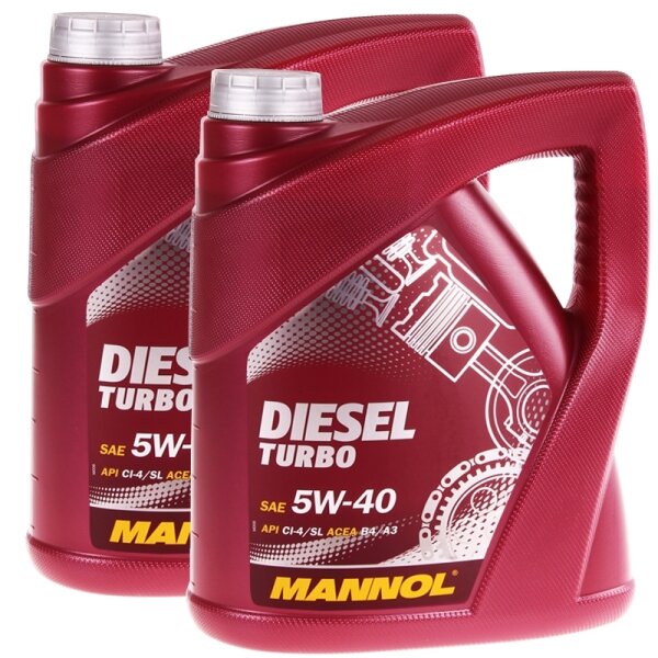 2x MANNOL DIESEL TURBO 5W-40, 5L