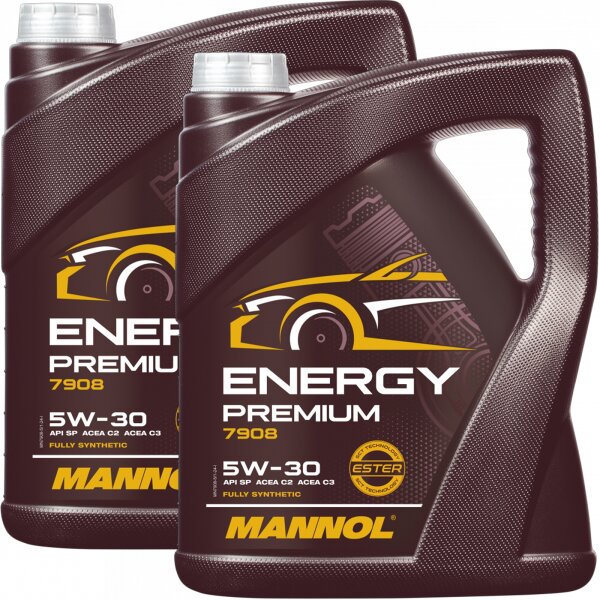 2x MANNOL Energy Premium 5W-30, 5L