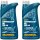 2x MANNOL Kompressor Oil ISO 46, 1L