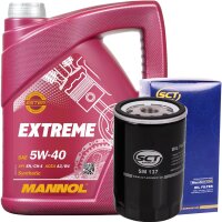 SCT Germany Ölfilter + MANNOL Extreme 5W40, 5 Liter
