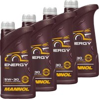 4x MANNOL 5W-30 ENERGY, 1L
