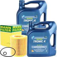 Mann Filter Ölfilter + ARAL Super Tronic K...