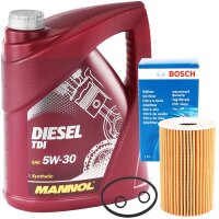 Bosch Ölfilter + MANNOL Diesel TDI 5W-30...