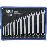 BGS Maulringschlüssel Satz Zoll 12-teilig * Wandhalterung