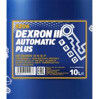 2x MANNOL Dexron III Automatic Plus, 10L