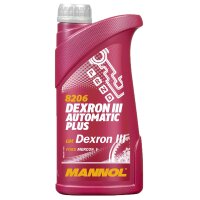 MANNOL Automatic Plus ATF Dexron III, 4x 1L
